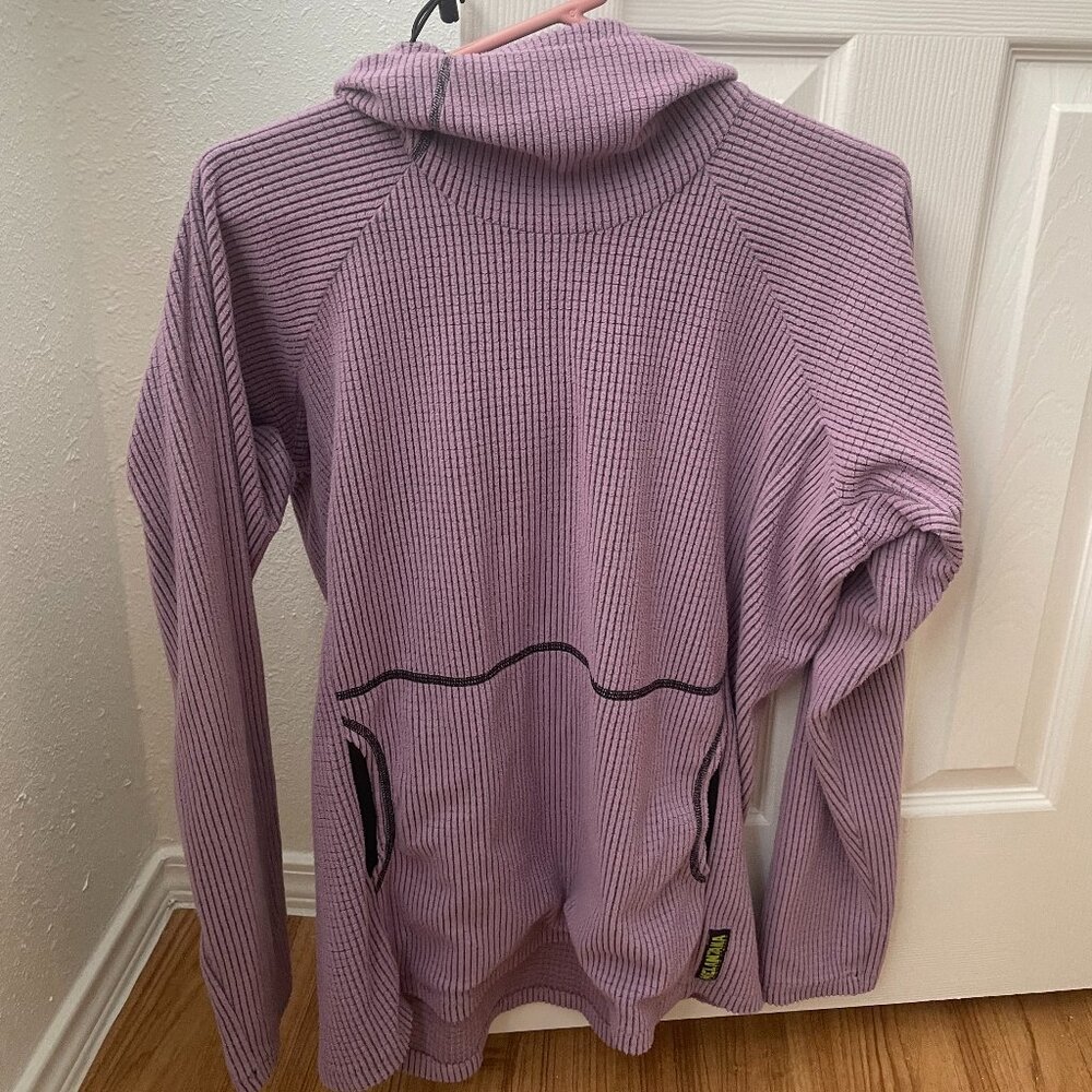 Melanzana Microgrid Hoodie Mens Lavender